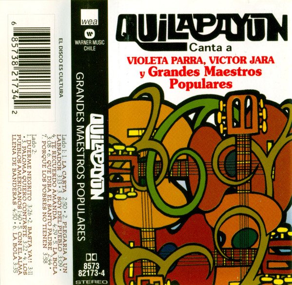Cover of Canta a Violeta Parra, Víctor Jara y Grandes Maestros Populares